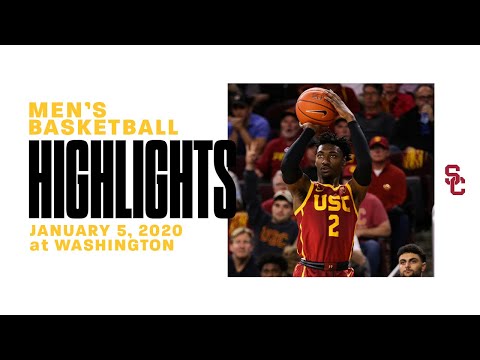 USC Men's Basketball Highlights - UW 72, USC 40