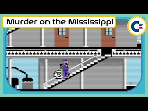 Murder on the Mississippi "100% All Clues" in 24m | Speedrun [C64]