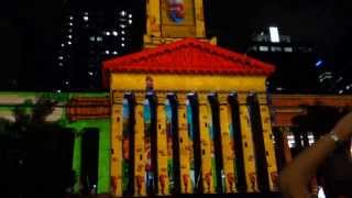 preview picture of video 'Brisbane City Hall Light Spectacular 2013 (Full Show)'