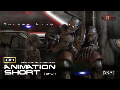 Sci-Fi VFX 3D Animated Short Film "MONKEY KING" Amazing Animation by IsArt Digital