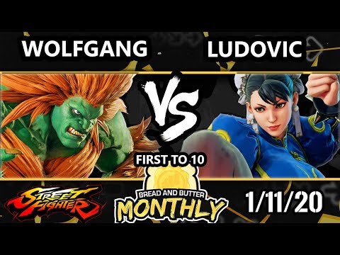 BnB 19 SFV - Wolfgang (Blanka) Vs. Ludovic (Chun-Li) Street Fighter V First to Ten