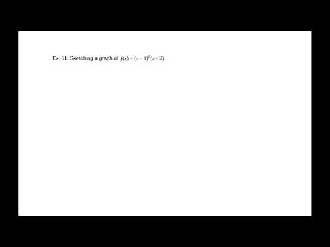 4.6 Limits at Infinity and Asymptotes (part 2 - curve sketching)