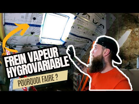 Pourquoi mettre un frein vapeur hygrovariable avec une isolation en laine de bois ? - Ep 118