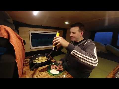 Erste Übernachtung im DIY Camper