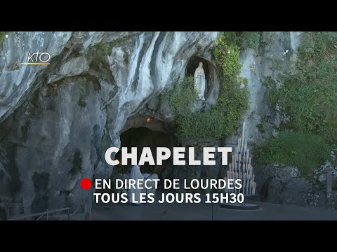 Chapelet du 22 juin 2022 à Lourdes