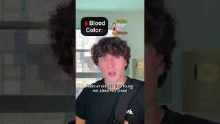 POV You live in a world where everyone’s 🩸 is a different...PT.2