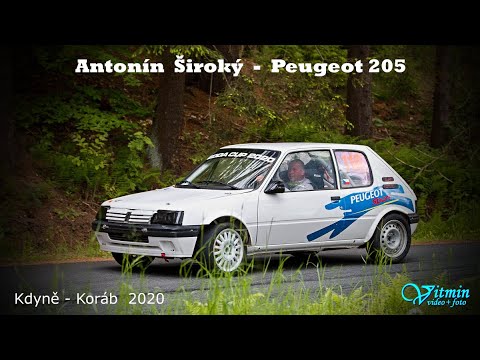 Antonín Široký - Peugeot 205 - Kdyně-Koráb 2020 - Edda Cup