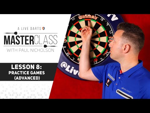 A Live Darts Masterclass | Lesson 8 - Practice games for advanced level