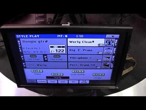 Korg Pa3X  Demo (Malcom Doak) @ Namm 2011: part 2 of 3