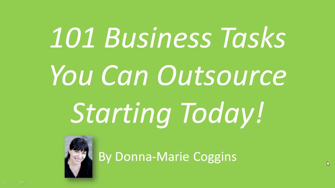 101 Tasks You Can Outsource