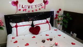 Romantic Room Decorations For Valentines day| 9 surprise bedroom decorating ideas| Room decor