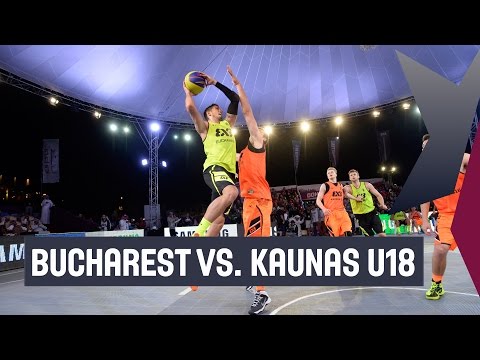Bucharest (ROU) vs Kaunas U18 (LTU) - Pool Stage Full Game - 2014 FIBA 3x3 All Stars