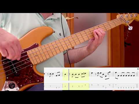 Santana - The Game Of Love Bass Cover with TAB