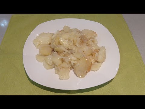 PATATAS🥔 PANADERA con cebolla🧅 hechas en sartén