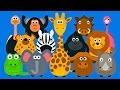 Learning Wild Animals For Kids Teaching Animals Video For Toddlers Stacking Tsum Tsum Style