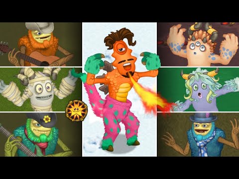 All Legendary Monsters with bbli$zard, Werdos and Shugafam (My Singing Monsters)
