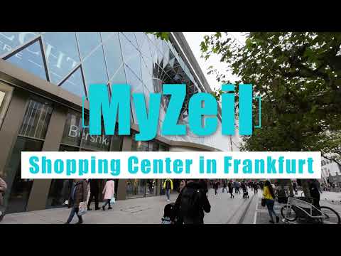 [4K] MyZeil - Centro Comercial em Frankfurt.