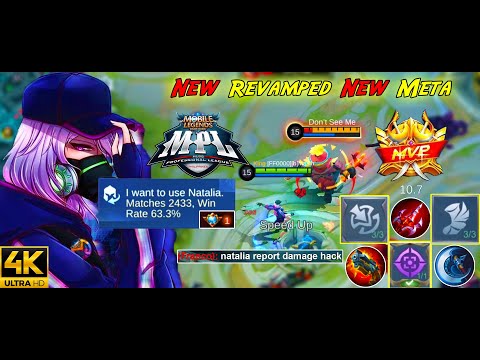 🔥4K🔥 New Revamped Natalia Better Than Before 🤯| Top Global Natalia Gameplay | BestBuild 2022 | MLBB