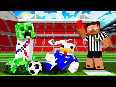 GIOCO A CALCIO SU MINECRAFT