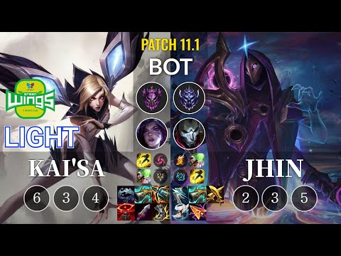 JAG Light Kai'Sa vs Jhin Bot - KR Patch 11.1