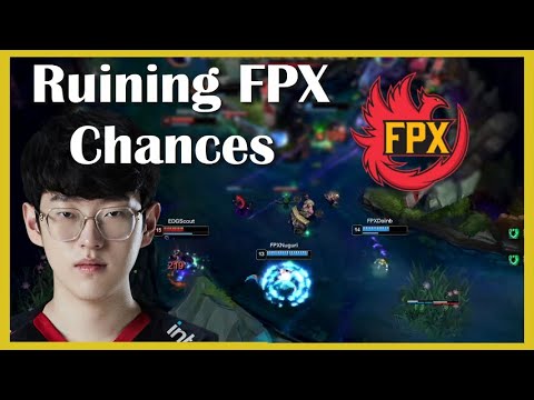 EDG Scout destroys FPX at Baron