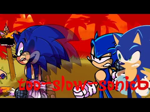 friday night funkin)-too-slow-sonicb (too-slow-encore cover but it's new sonic.exe and sonic over bf