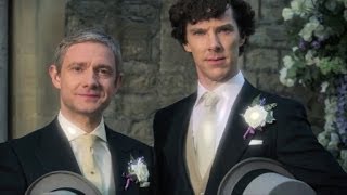 Sherlock's wedding video - Sherlock: Series 3 - BBC One 