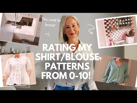 Rating my shirt patterns from 0-10! This could be brutal 😂 