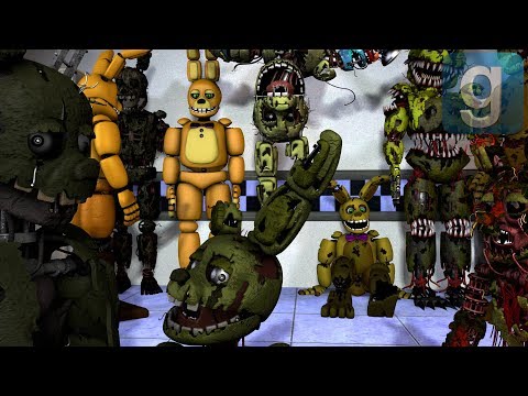 Gmod FNAF | FNaF 3 Pill Pack Part 2 (Update) Ignited Springtrap Is Here!