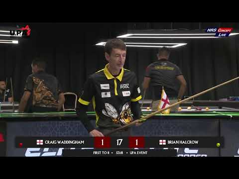 Ultimate Pool Morocco - UPA Event - CRAIG WADDINGHAM VS BRIAN HALCROW