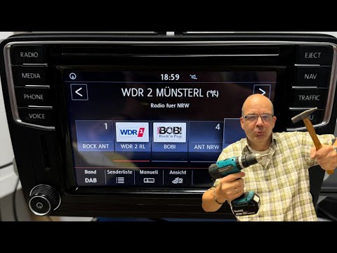 VW Navi MIB STD2 Discover Media Touchscreen Display Navigation Reparatur