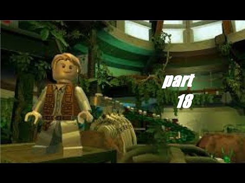 lego jurassic world playthrough part 18: The old park.