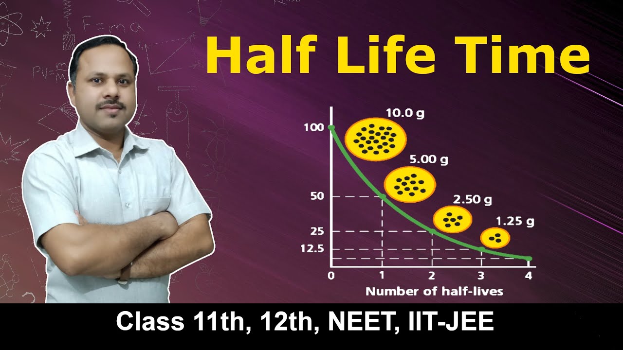 Half Life Time of Radioactive Element | Nuclei | 12th Physics #cbse #umeshrajoria