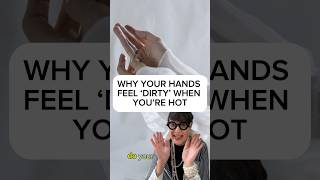 Here&#39;s why your hands may feel &#39;dirty&#39; when you&#39;re hot #sweatyhands #washyourhands #humanbodyfacts