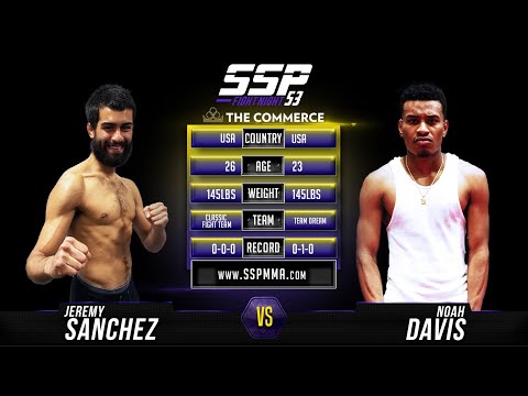 Jeremy Sanchez vs Noah Davis - SSP53