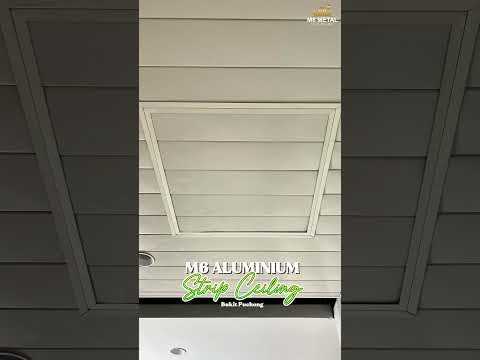 M6 ALUMINIUM STRIP CEILING @ BUKIT PUCHONG M6 ALUMINIUM STRIP CEILING @ BUKIT PUCHONG