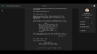 Final Draft Cloud: Advanced Writing Features