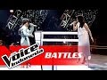 Waode vs Cila - Cinta (Melly Goeslaw feat. Krisdayanti) | Battles | The Voice Indonesia GTV 2018