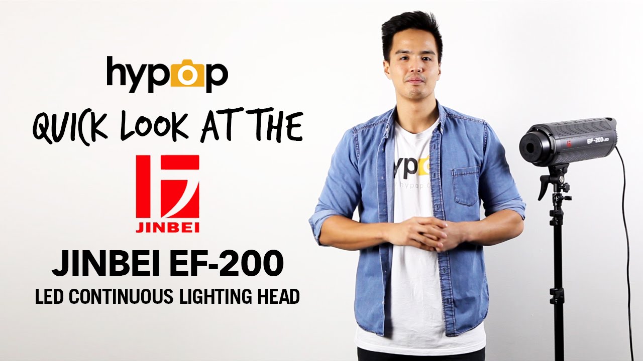 A Quick Look at the Jinbei EF-200 LED Continuous Lighting Head + Sound Test