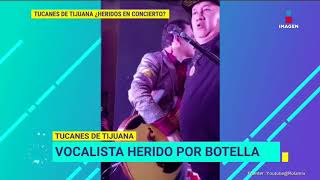 ¡Le arrojan una botella al vocalista de Los Tucanes de Tijuana! | De Primera Mano