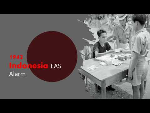 1942 Indonesia EAS Alarm
