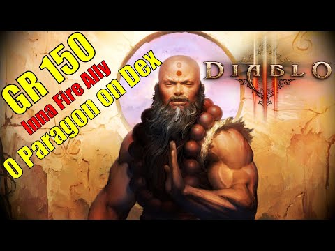 Diablo 3 Season 25 - Fire Ally Inna Monk GR 150 (No Paragon on Dex, solo-play only)