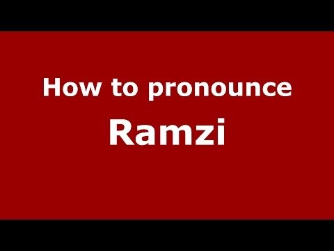 How to pronounce Ramzi (Arabic/Morocco) - PronounceNames.com