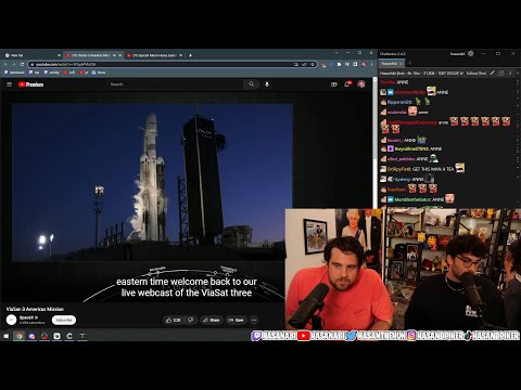 Murat's Satellite Gets Launched Into Space | HasanAbi and Murat React