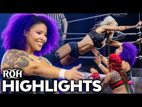 Triple Threat Action for Women's Title Positioning! ROH Highlights