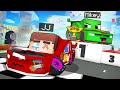 JJ CAR.. No Way RACING - Sad Story - Maizen Minecraft Animation