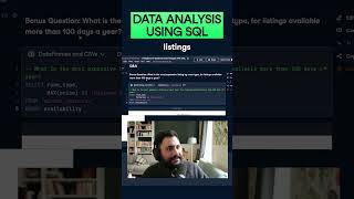 Analyzing Airbnb Data Using SQL #sql #datacamp
