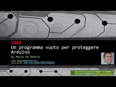 E008 Un programma vuoto per proteggere Arduino