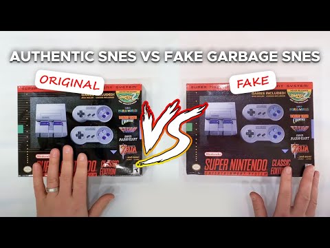 Original VS Fake Nintendo SNES Classic Mini