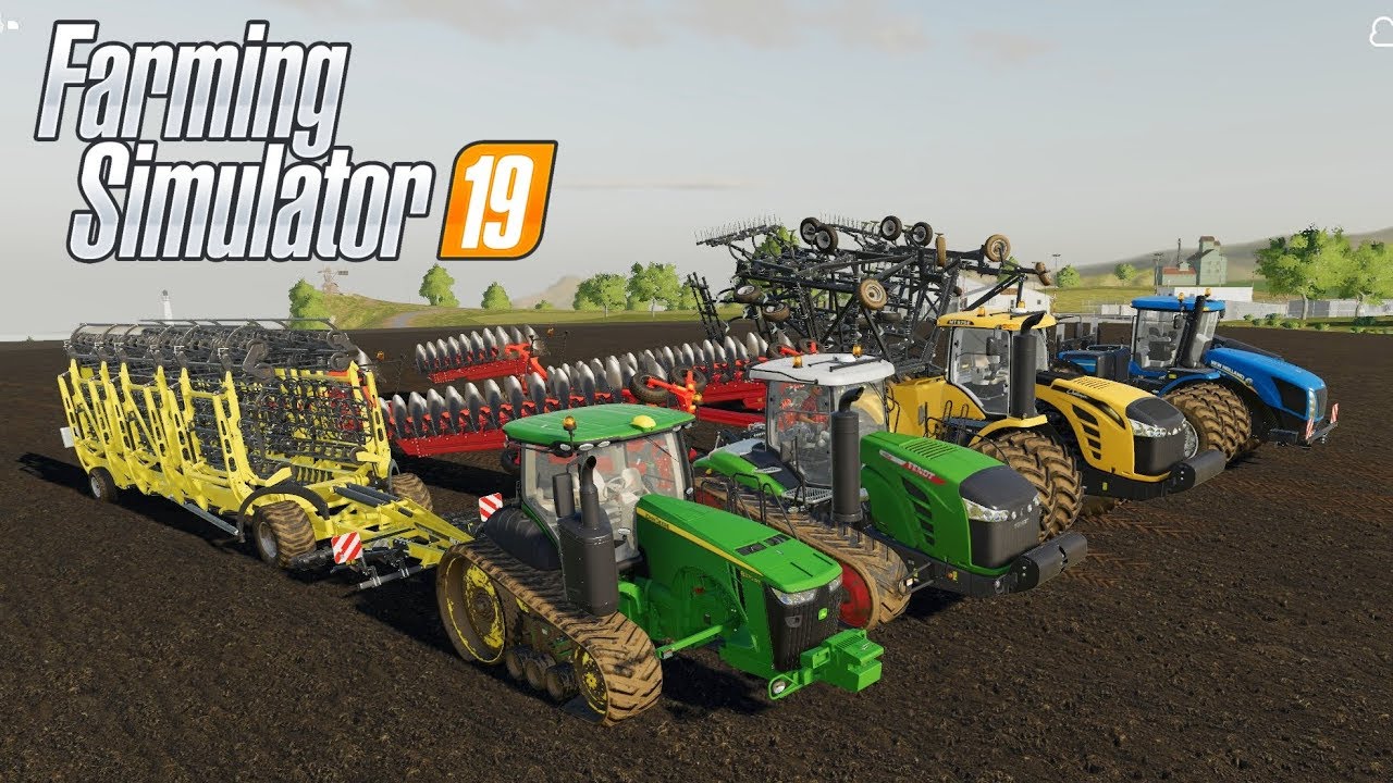 FS19 | #10 Tractores Grandes | Preparando la Tierra para sembrar | Arado y Cultivado